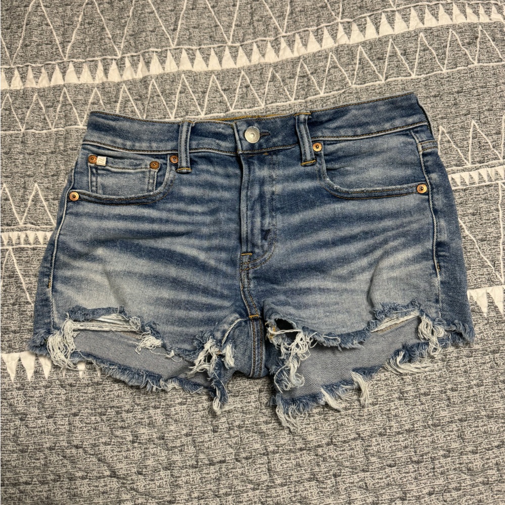 American Eagle AE77 High-Waisted Jean Shorts